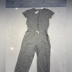 Gray Girls Jumpsuit